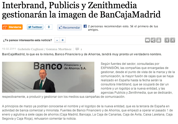 Nueva marca BanCajaMadrid