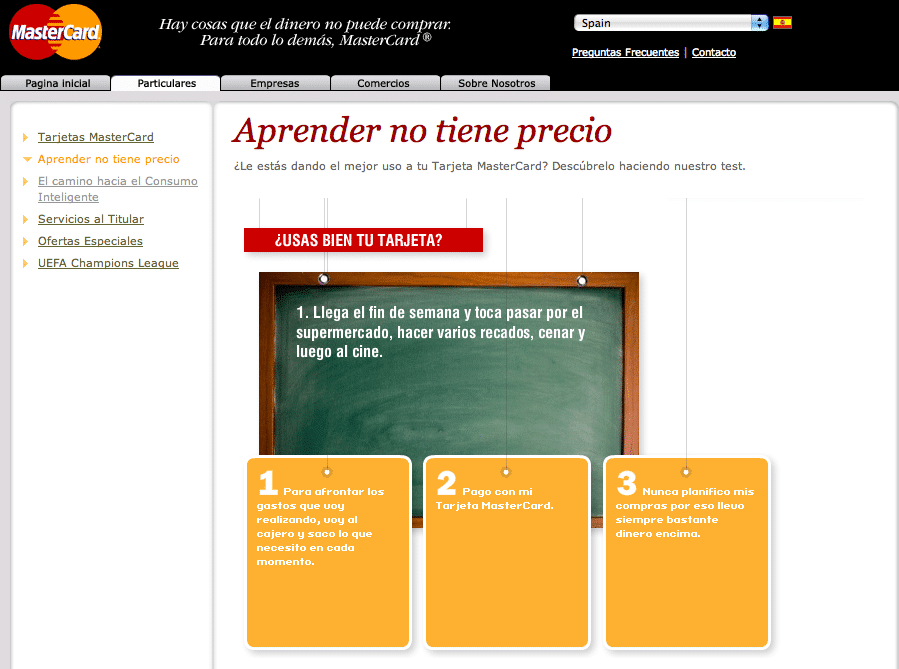 La educacion financiera de Mastercard